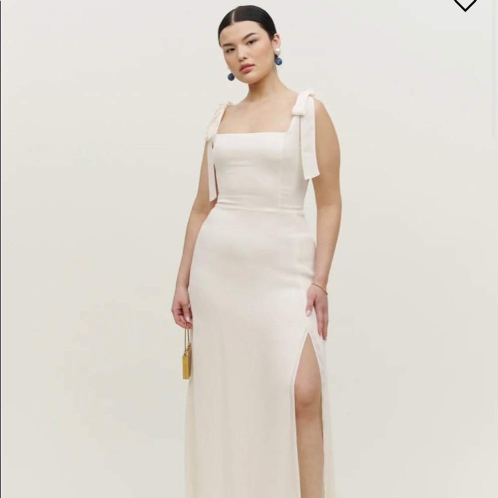 Reformation Westerly Dress in Ivory NWOT